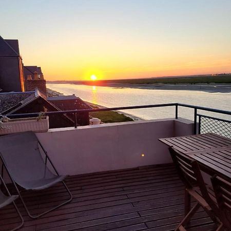 Vue Et Terrasse Panoramique Sur La Baie De Somme Lägenhet Saint-Valéry-sur-Somme Exteriör bild
