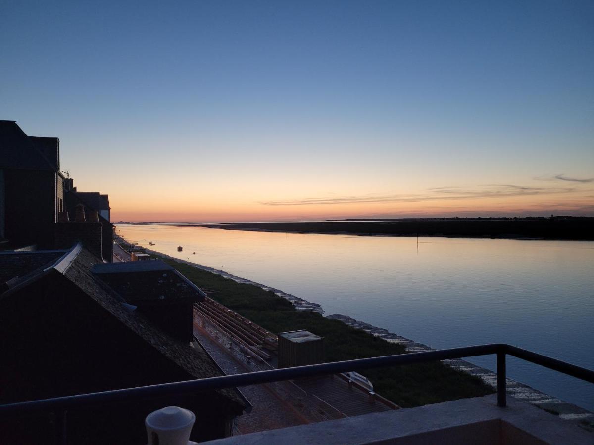 Vue Et Terrasse Panoramique Sur La Baie De Somme Lägenhet Saint-Valéry-sur-Somme Exteriör bild