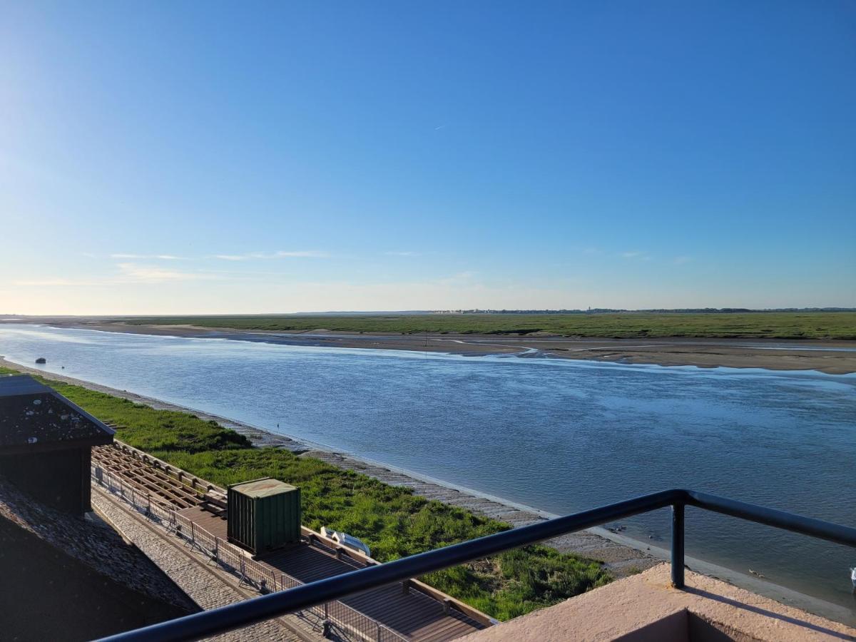 Vue Et Terrasse Panoramique Sur La Baie De Somme Lägenhet Saint-Valéry-sur-Somme Exteriör bild